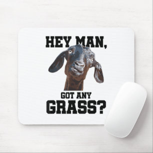 Goat for Goat Lovers Farm Apparel Meme Pun Funny G Mouse Pad