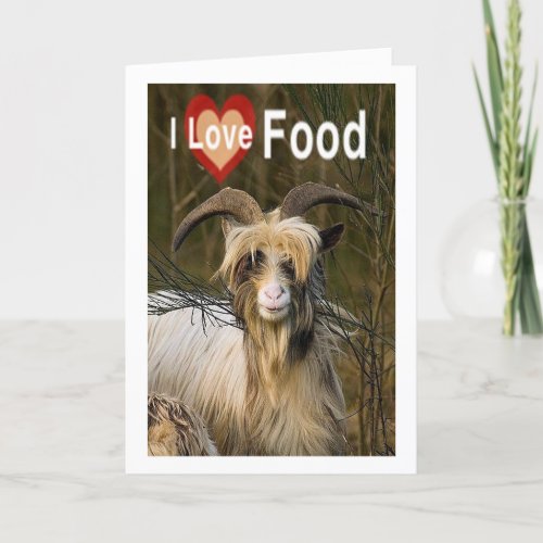 GOAT FOR TWINS BIRTHDAY LOVE FOODYOU A LOT MORE CARD