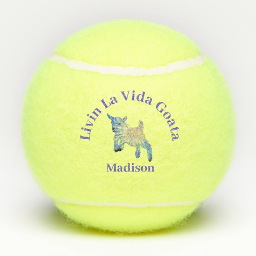 Goat Funny Baby Animal Personalize Tennis Balls
