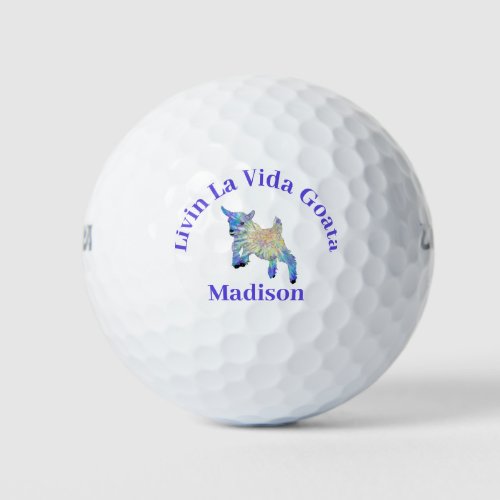 Goat Funny Saying Animal Humor Personalize Golf Balls