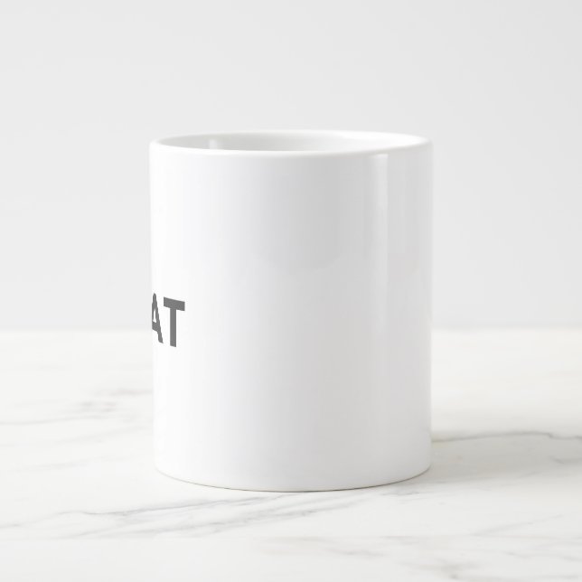 goat giant coffee mug (Front)