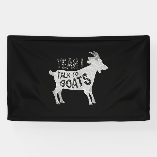 Goat Gifts for Goat Lovers Funny Banner (Horizontal)