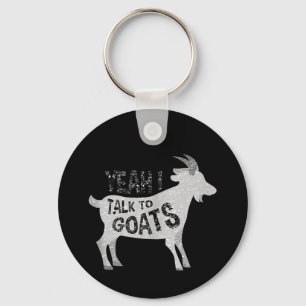 Goat Gifts for Goat Lovers Funny Keychain