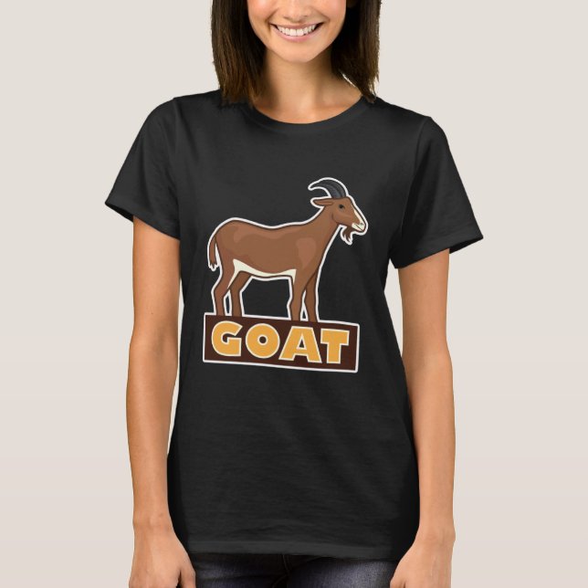 Goat Goats For Goat   1 T-Shirt (Front)