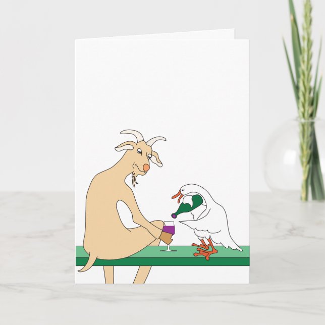 Goat, Goose & Wine Card (Front)