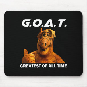 Goat Greatest Of All Time Funny Meme Mouse Pad