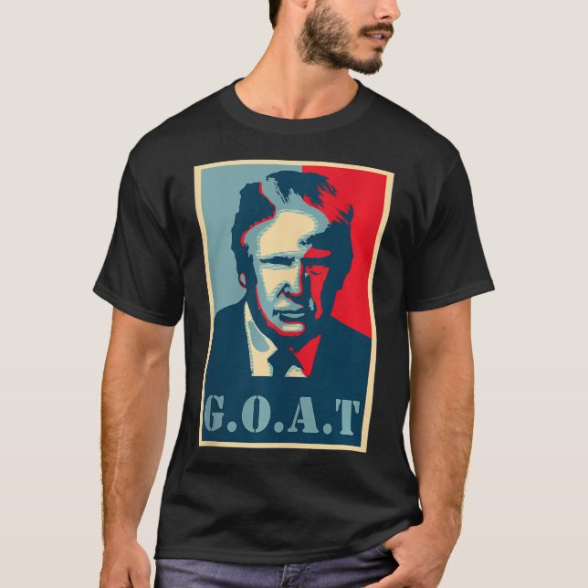 Goat Greatest Of All Time President 45Th President T-Shirt (Front)