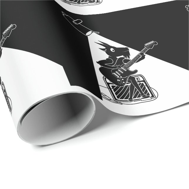 Goat Guitarist Wrapping Paper (Roll Corner)