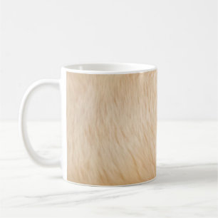 Goat hair fur animal texture coffee mug