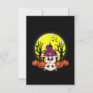 Goat Halloween Pumpkin Funny Halloween Costume RSVP Card