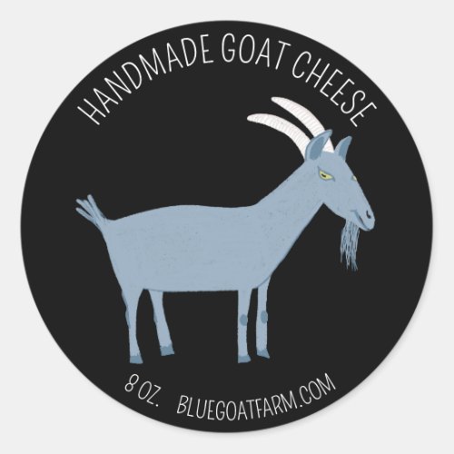 GOAT Handmade Gift Soaps Lotion Cheeses CUSTOM Classic Round Sticker