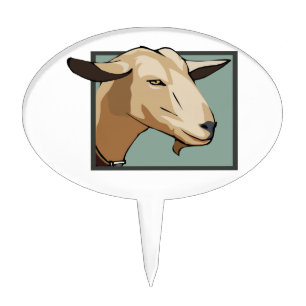 Goat Head Cake Topper