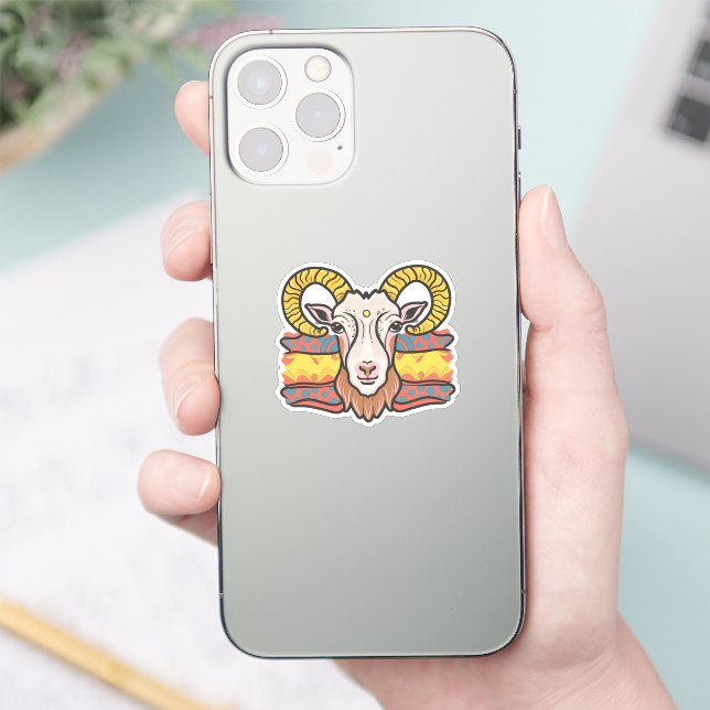 Goat head  sticker (Phone)
