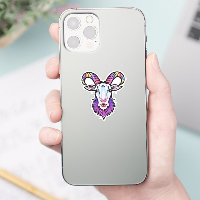 Goat head  sticker (Phone)