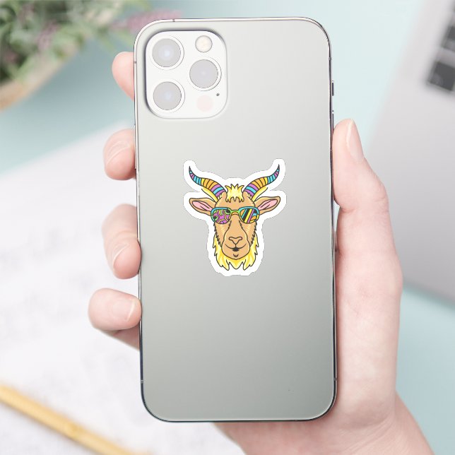 Goat head  sticker (Phone)