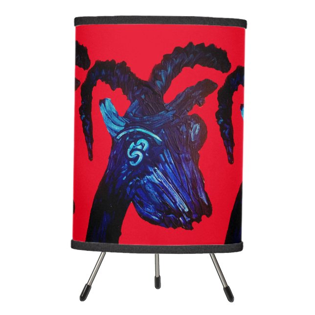 Goat Head Tripod Lamp (Front)