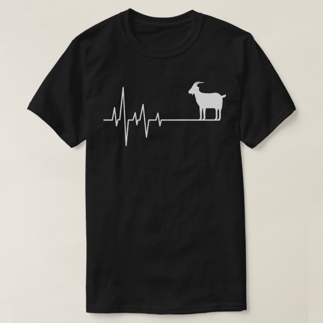 Goat Heartbeat 2 T-Shirt (Design Front)