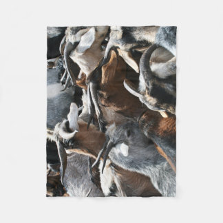 Goat Herd Fleece Throw Baby Dog Blanket Small