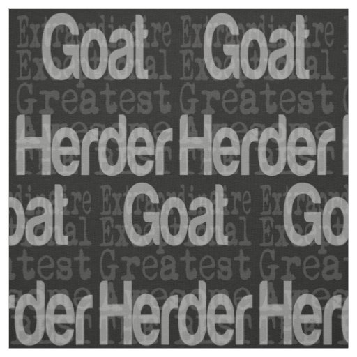 Goat Herder Extraordinaire Fabric