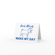 Goat Humor: Go(at) Ahead, Make My Day