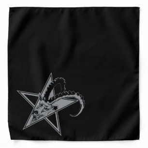 Goat in a Pentagram Bandana