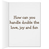 GOAT IS SO EXCITED FOR YOUR TWIN BIRTH-DOUBLE LOVE (Inside (Right))