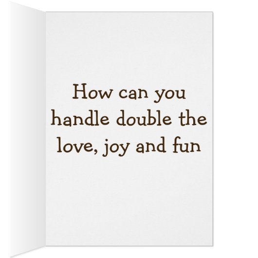 GOAT IS SO EXCITED FOR YOUR TWIN BIRTH-DOUBLE LOVE (Inside (Right))