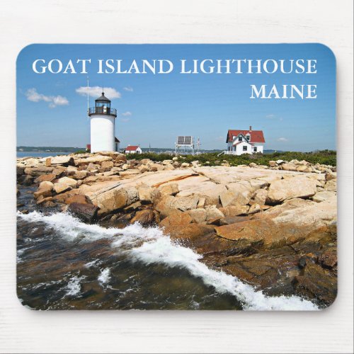 Goat Island Lighthouse Maine Mousepad