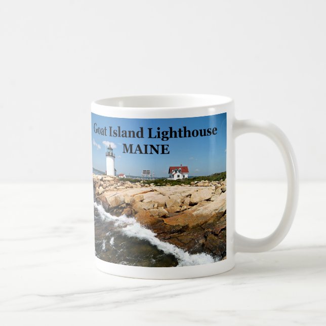 Goat Island Lighthouse, Maine Mug (Right)