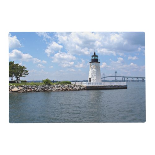 Goat Island Lighthouse Rhode Island Placemat