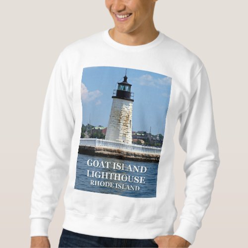 Goat Island Lighthouse Rhode Island Sweatshirt