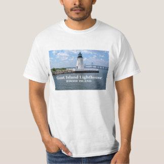 Goat Island Lighthouse, Rhode Island T-Shirt