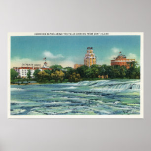 Goat Island View of American Rapids Poster