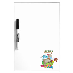 GOAT Just Want to Have Some Tea Play With Goats Dry Erase Board