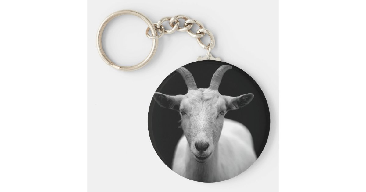 plush goat keychain