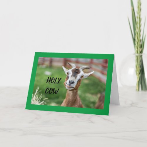 GOAT KIDDING AROUND FOR YOUR 21st BIRTHDAY Card