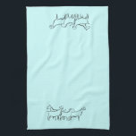 Goat Kitchen Towel<br><div class="desc">A herd of elegant goats graze across this lovely tea towel. Try it in different colors to match your decor!</div>