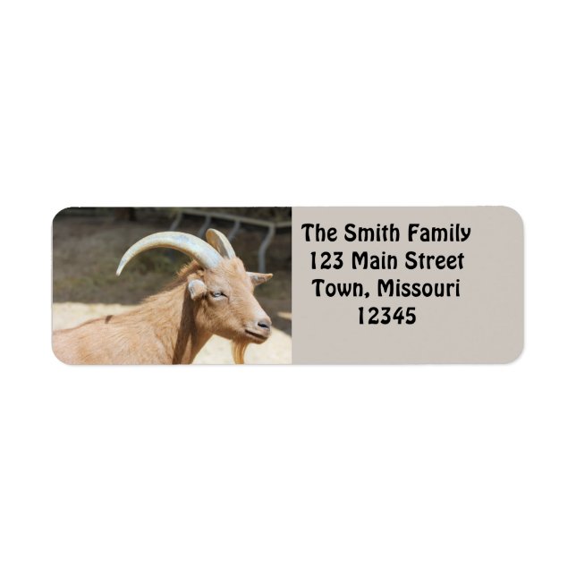 Goat Label (Front)