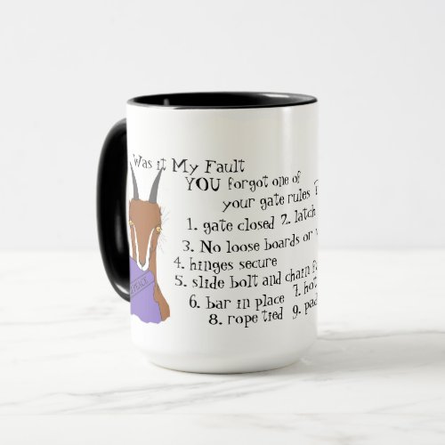 Goat lamanch goat funny goats mug