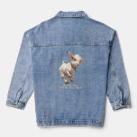 Goat Live Like They Left the Gate Open  Denim Jacket