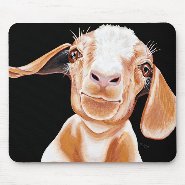 Goat Love Mouse Pad (Front)