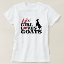 GOAT LOVE | This Girl Loves Goats Baby Toggenburg T-Shirt