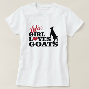 GOAT LOVE This Girl Loves Goats Baby Toggenburg T-Shirt