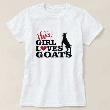 Goat Love | This Girl Loves Goats Baby Toggenburg T-shirt