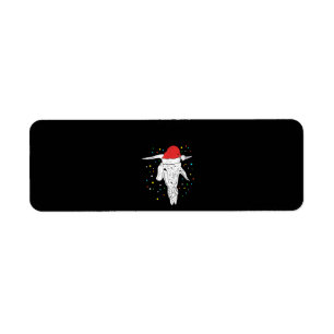 Goat Lover Christmas Holidays Label