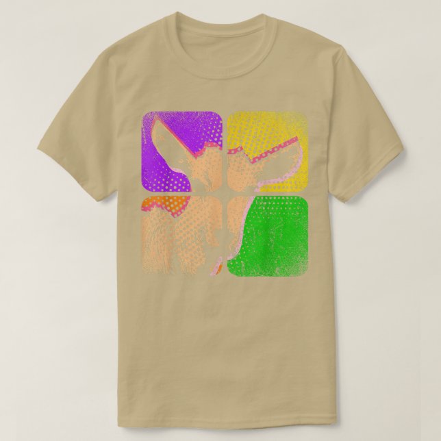 Goat Lover Farm Animal Lover Farmer Pop Art Goat  T-Shirt (Design Front)