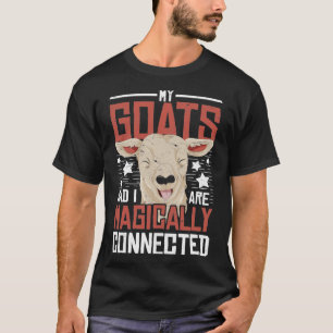 Goat Lover Farmer Funny Farming Farm Animal Goat T-Shirt