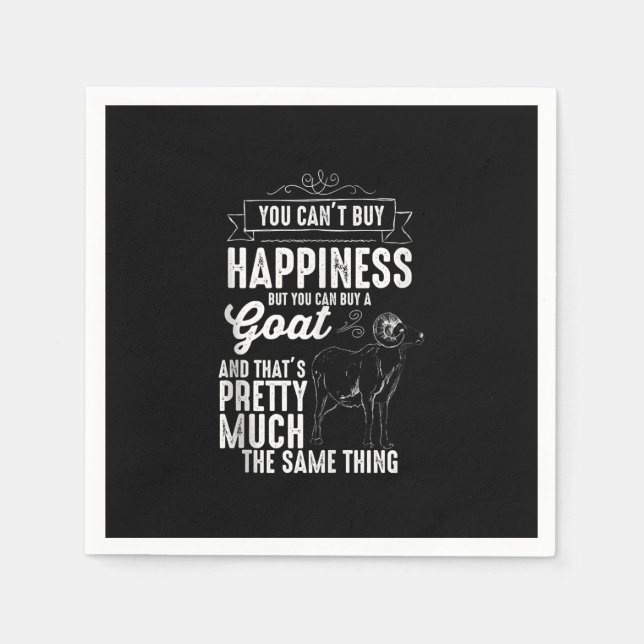 Goat Lover Goat Gift Napkins (Front)