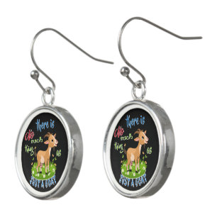 GOAT Lover Just a Goat GetYerGoat™ Earrings