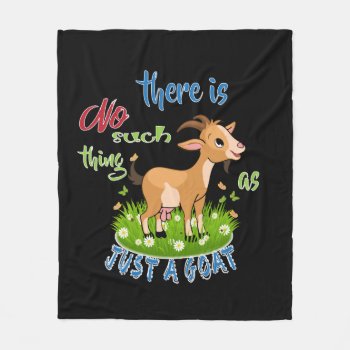 Goat Lover | Just A Goat Getyergoat™ Fleece Blanket by getyergoat at Zazzle